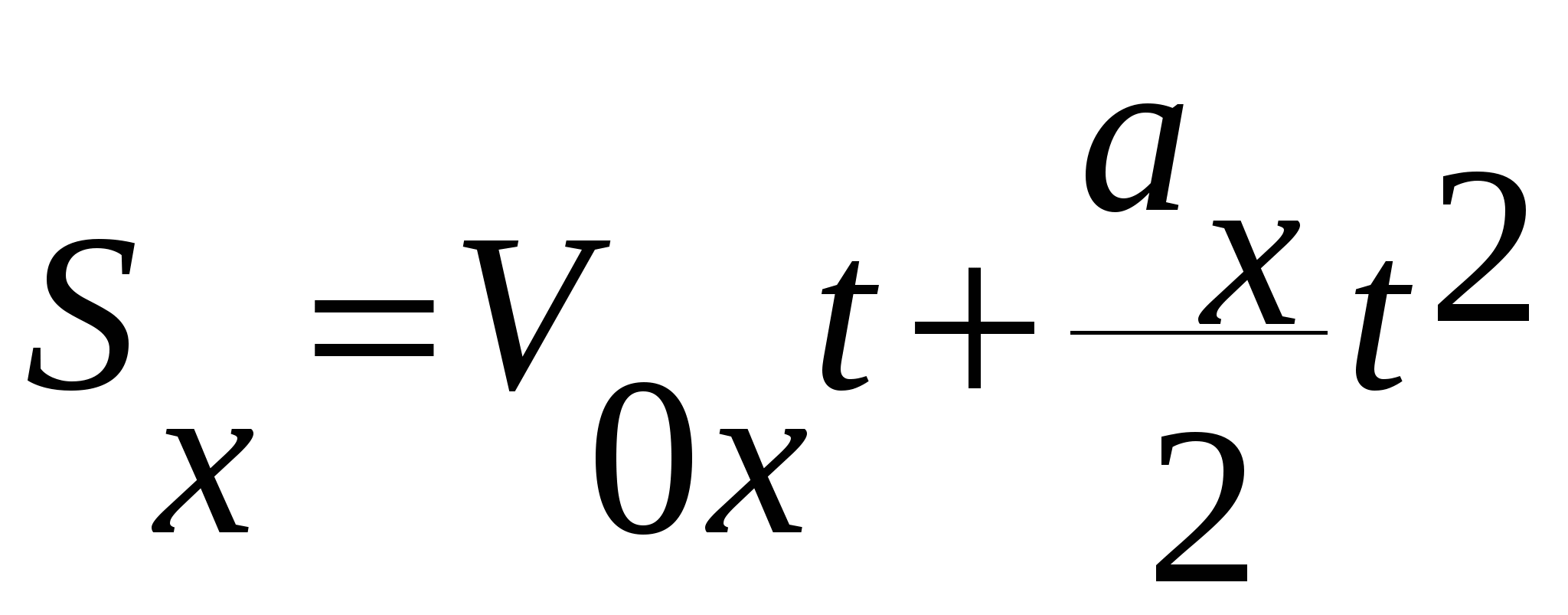 Формула s. A VX-v0x/t. X0+v0xt+Axt 2/2. SX x0_v0xt+Axt 2/2. VX уравнение.